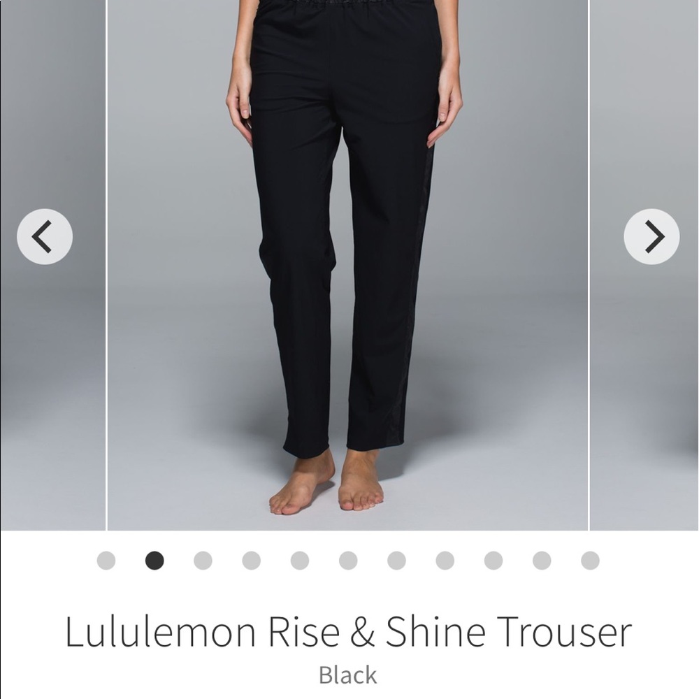 Lululemon Rise & Shine Trouser 6